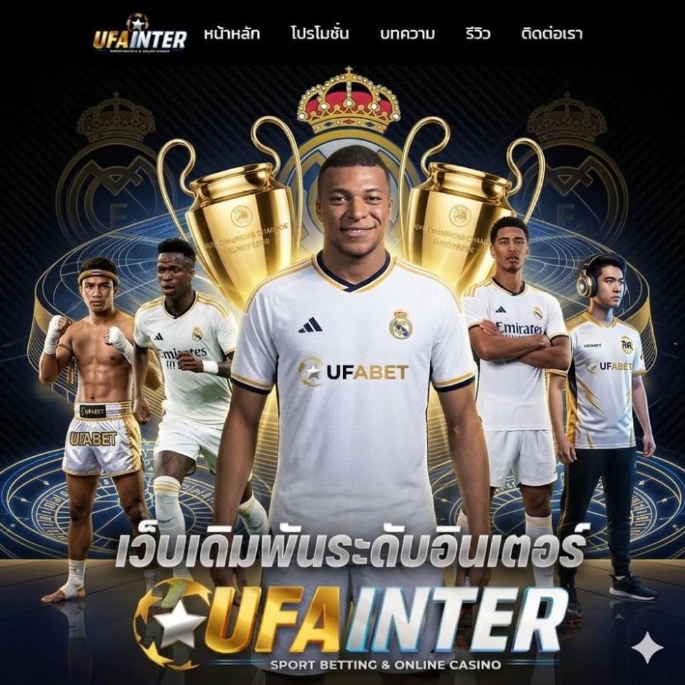 UFAINTER เว็บแทงบอลออนไลน์ระดับอินเตอร์ มาตรฐานสากลที่คุณไว้วางใจ