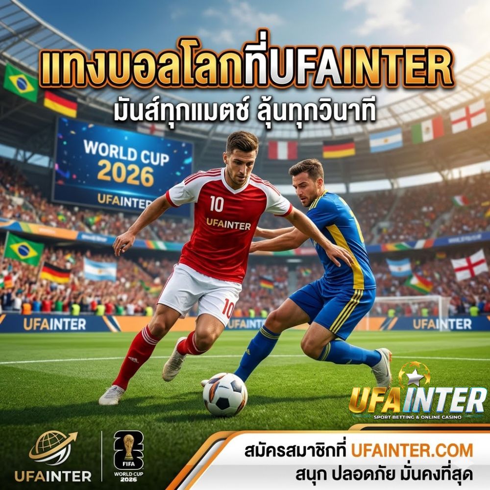 แทงบอลโลกที่UFAINTER ศึกใหญ่ใกล้เข้ามา เดิมพันกับเว็บระดับอินเตอร์