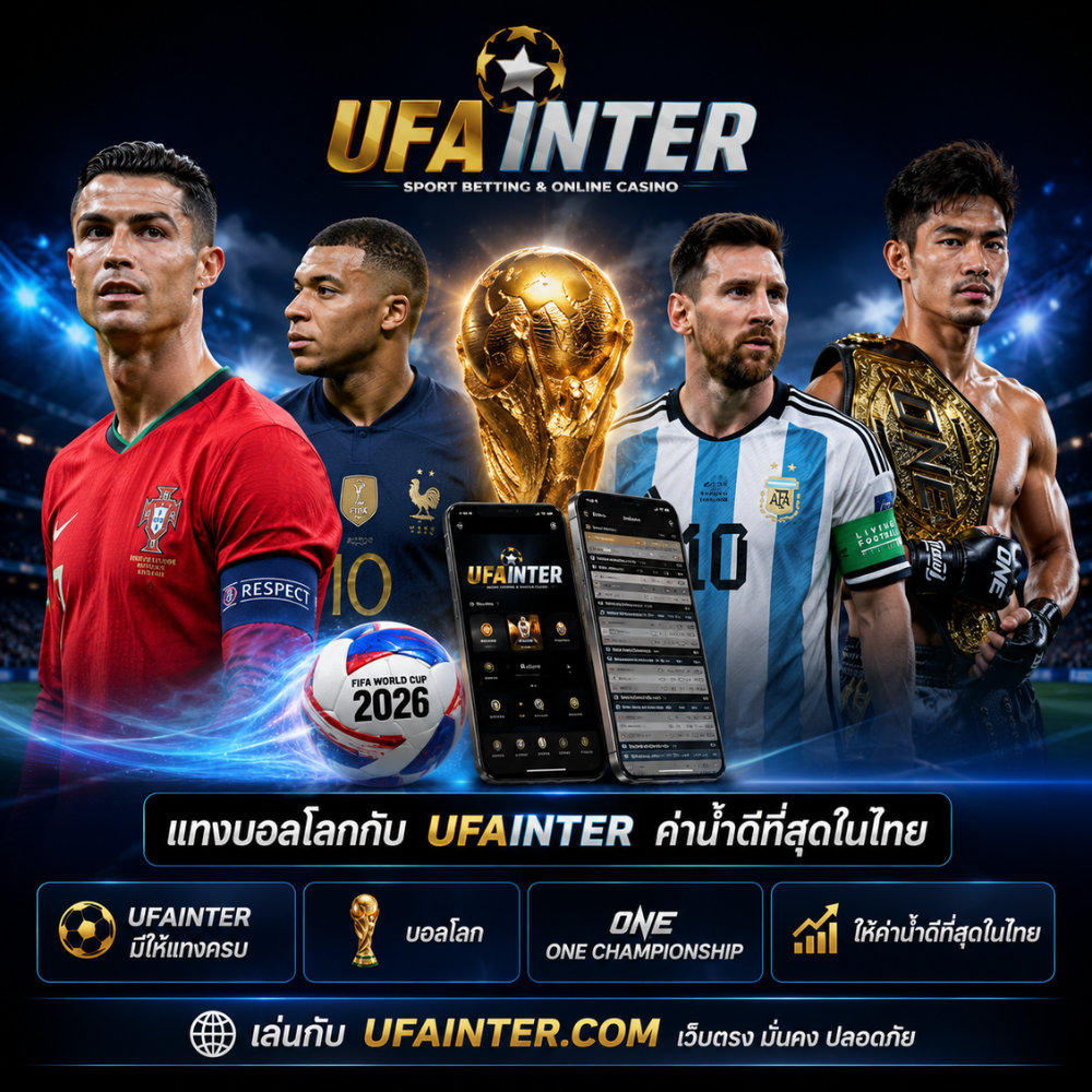 แทงบอลโลกกับ UFAINTER ค่าน้ำดีที่สุดในไทย